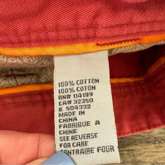 Quik Silver Edition Mens 36 waist Flat Front Shorts Red Orange Side Pocket 7” - Picture 6 of 7